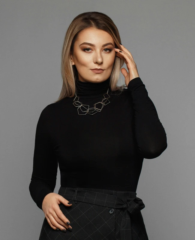 Black Small 3-Drawer